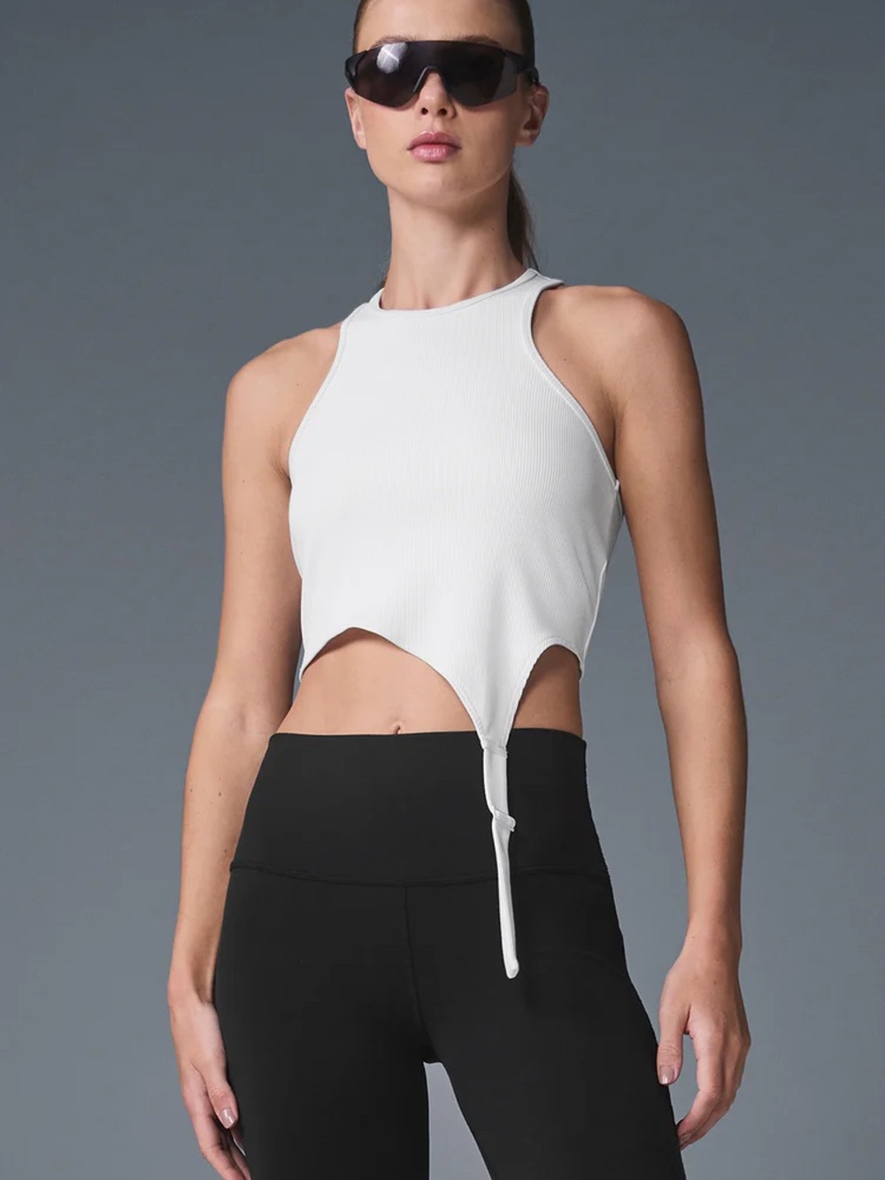 NWT Alo Yoga Alosoft Ribbed Revelation Tank Size medium
